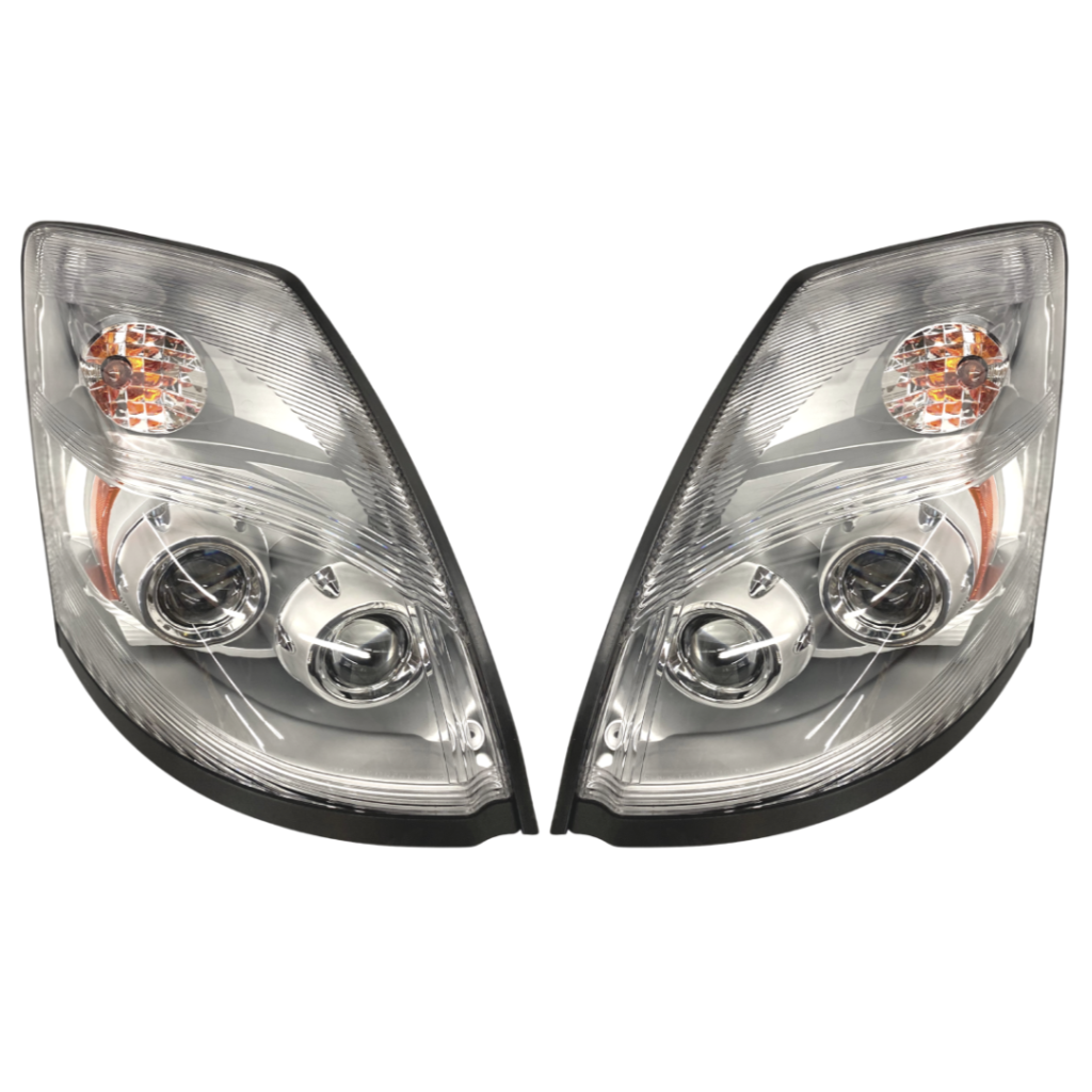 Torque Halogen Headlight For Freightliner M2 M-2 (2002–2018) – Driver Left Side, DOT/SAE, Bulbs Included