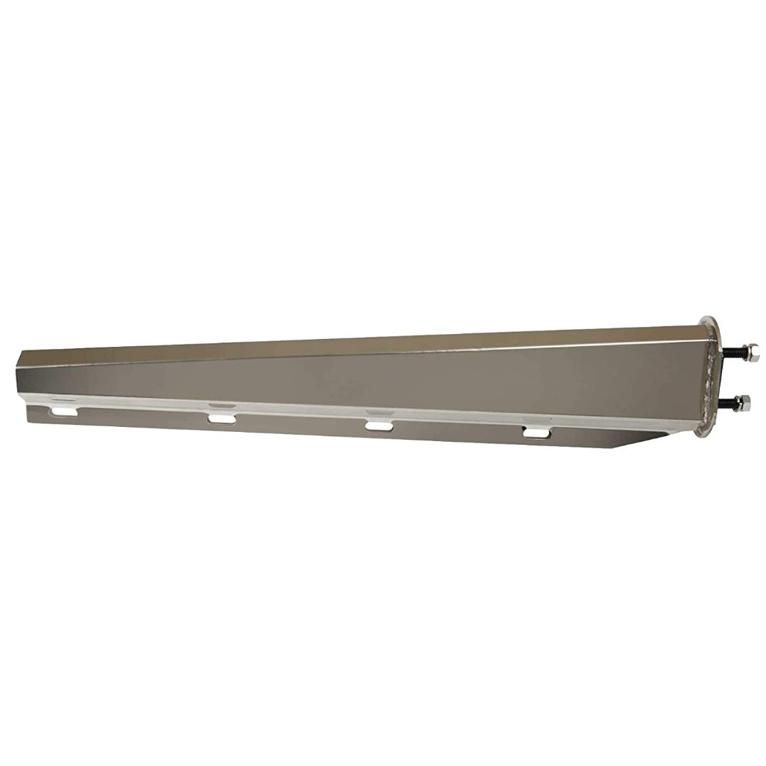 IHC-012B Mud Flap Hanger Set Spring loaded Steel Chrome Straight 30″ Taper 2.5” Bolt Spacing