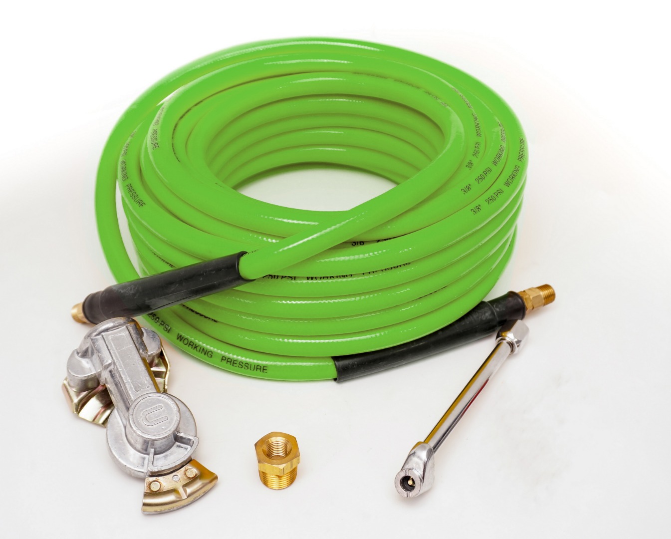 3/8″ x 50ft Air Inflator Kit w/ 300 PSI Air Hose for Truck Tire