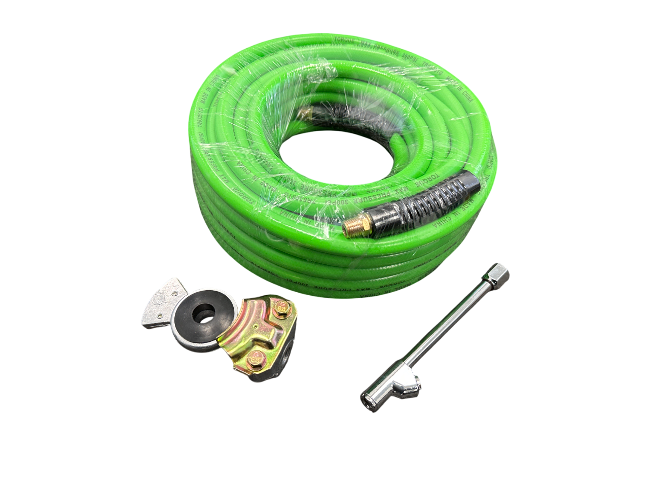 3/8″ x 50ft Air Inflator Kit w/ 300 PSI Air Hose for Truck Tire