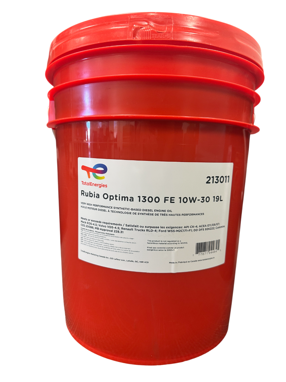 Total Energies Rubina Optima 10W30 – 300 High Performance Synthetic Blend