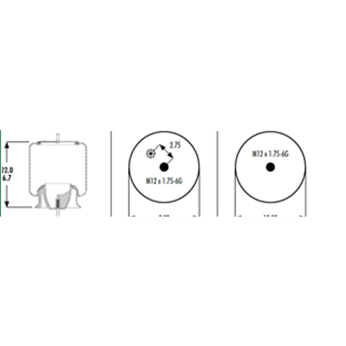 SpringRide (Goodyear) Air Spring – SR8468