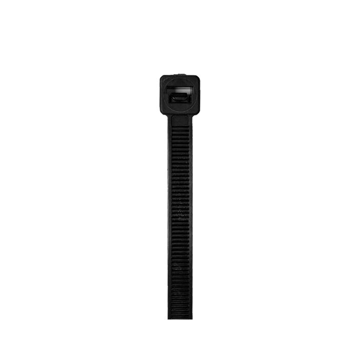 11.5″ BLACK CABLE TIES 50lbs, – 100/pack