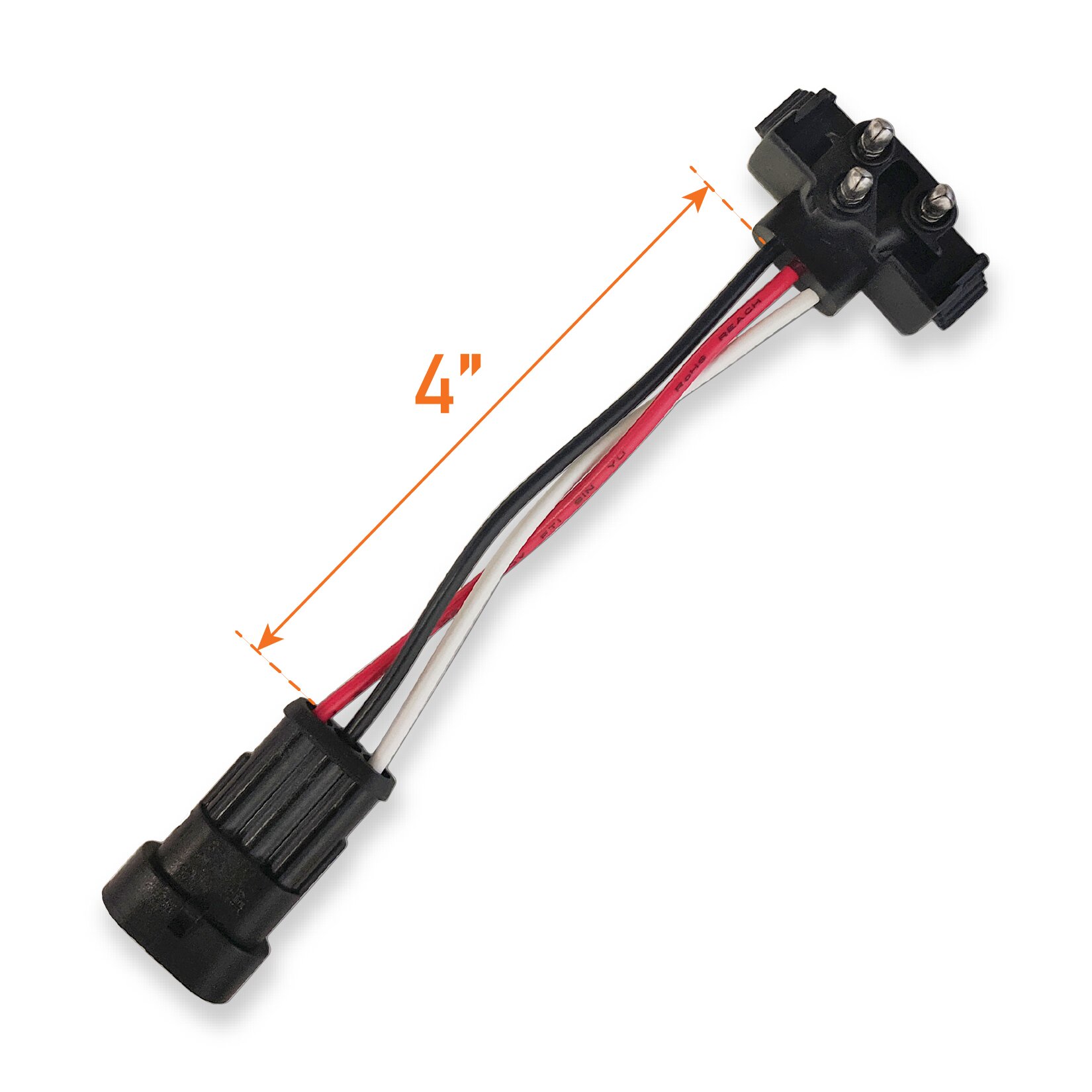 ADAPTOR TO CONVERT 3-PRONG TO 3-PIN CONNECTOR