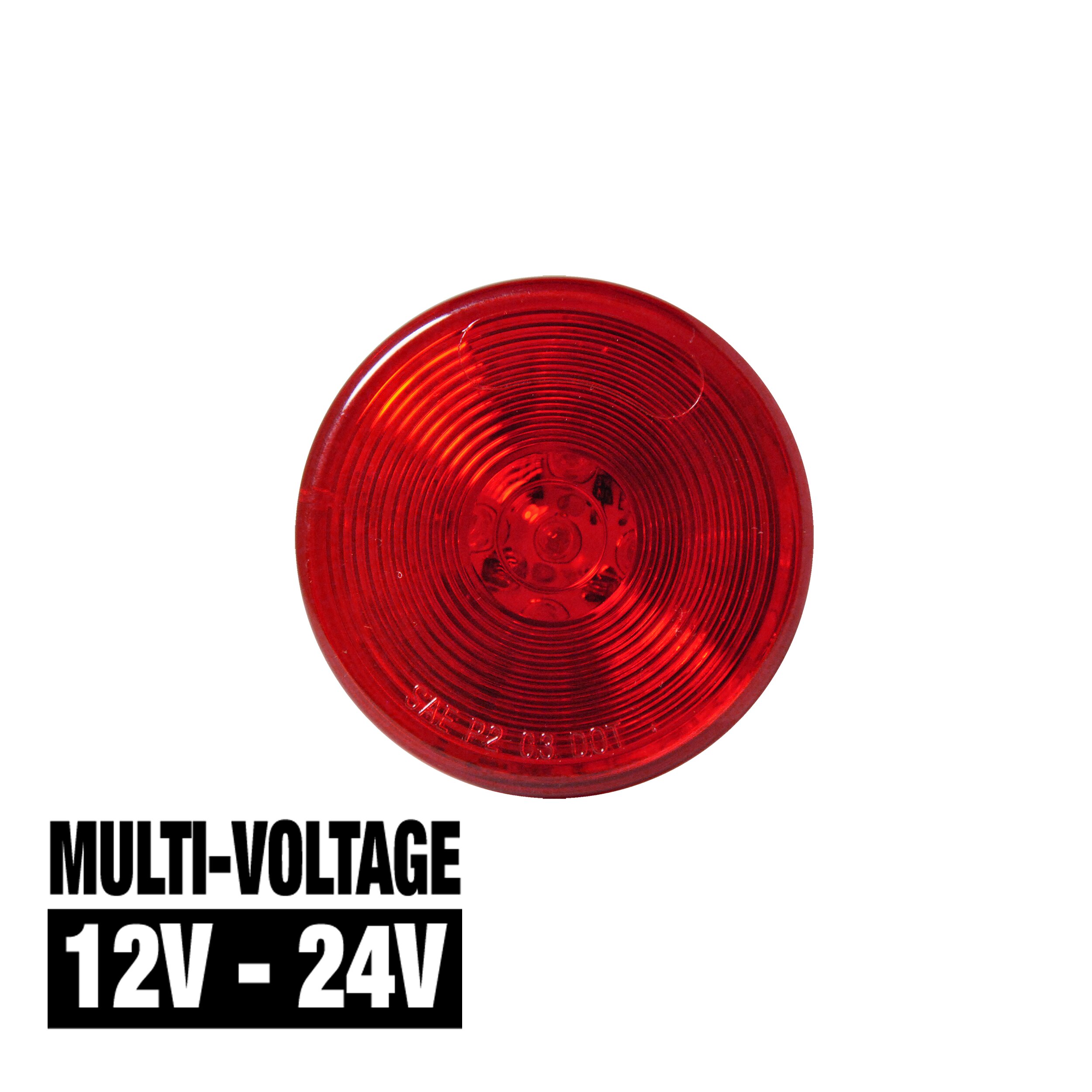 LED 2.5″ RD PC RATED MARKER LA RED