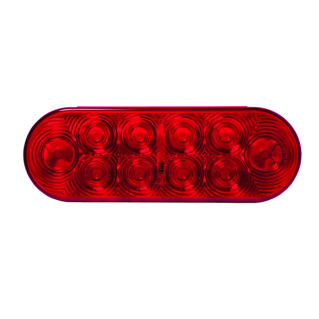 LED Oval 3-Pin AMP Connection STT Lamp Red – 10-dio