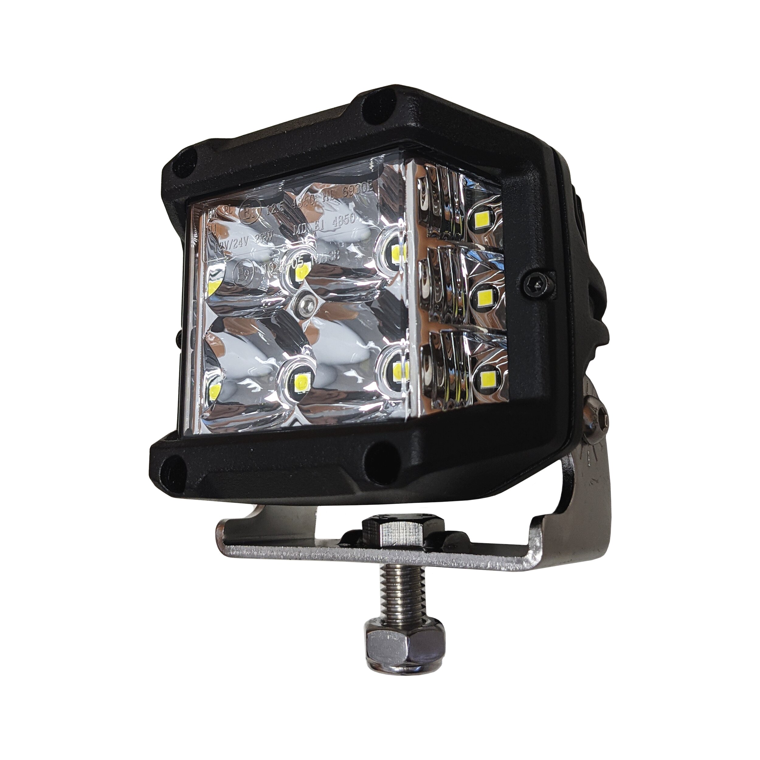3.5 x 3.75″ LED Spot Lamp W/ Wide Flood Side Shooter