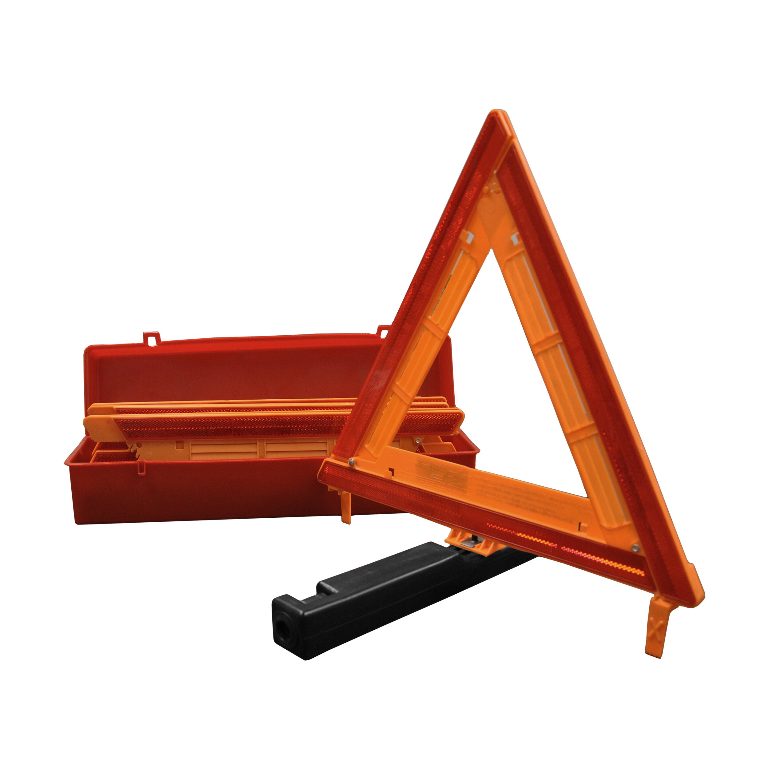 Reflective warning triangle safety set 3 pieces