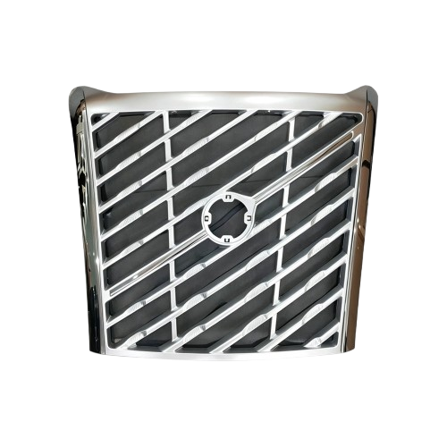 Volvo VNL Platinum Silver Painting Grille With Logo With Chrome Trim (2025+)